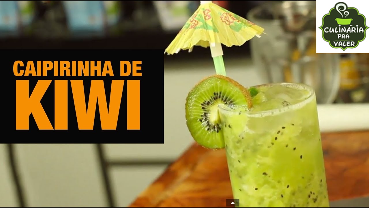 Como fazer caipirinha de kiwi muito fácil