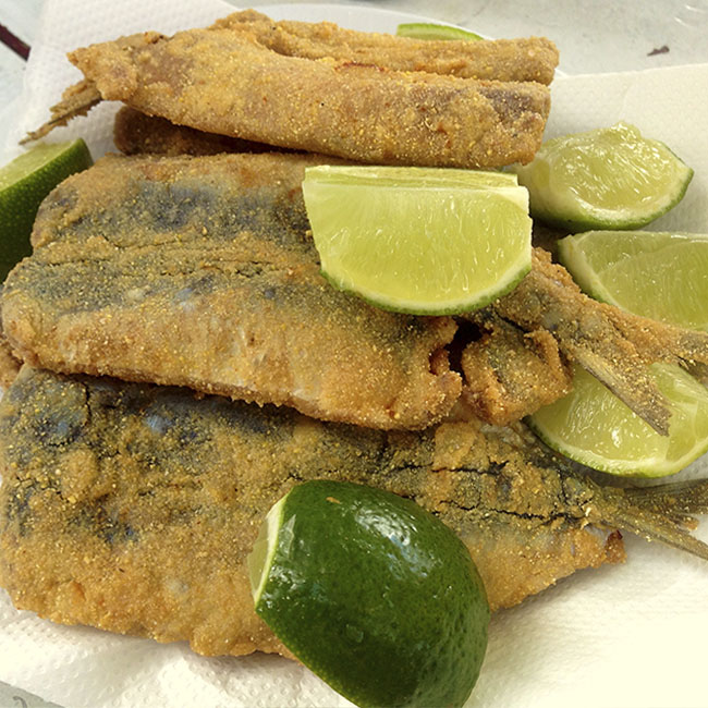 Sardinha empanada deliciosa