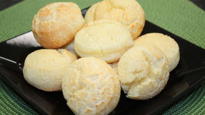 Pão de queijo light uma delícia