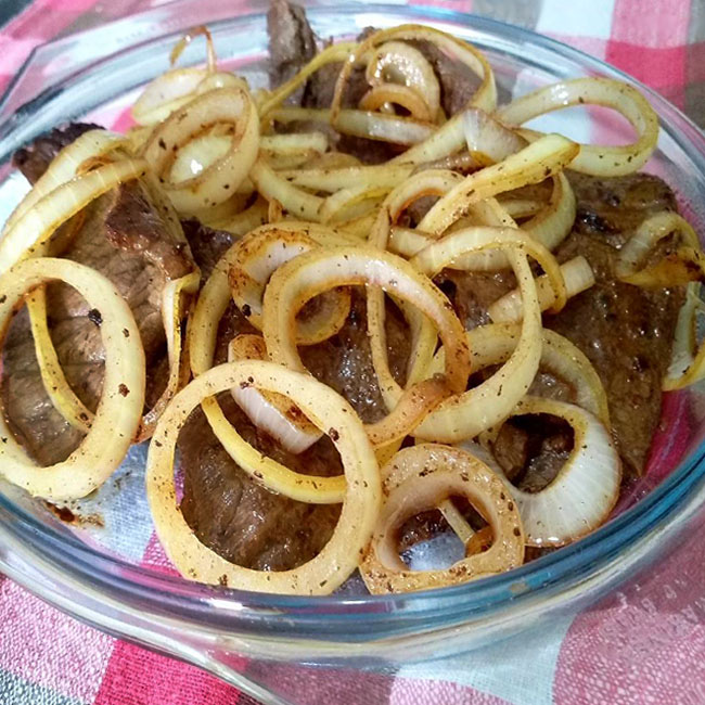 Receita de bife frito rápido e gostoso