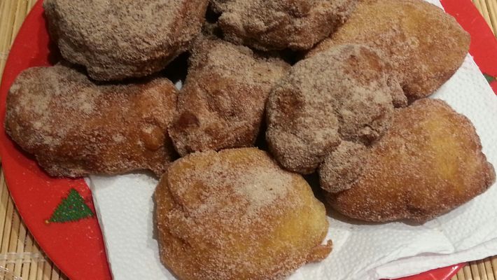 Receita de bolinho de chuva com banana