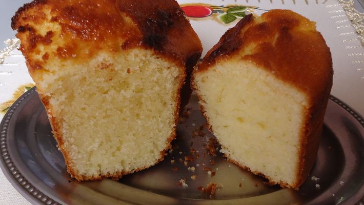 Receita de bolo de arroz cru delicioso