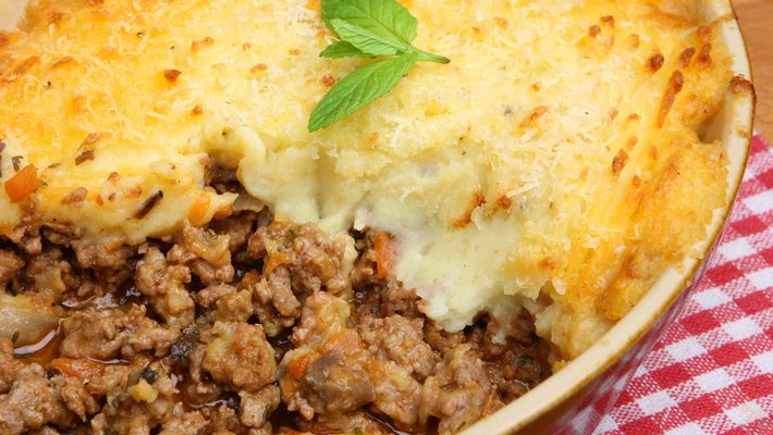 Receita de bolo de batata com carne moída