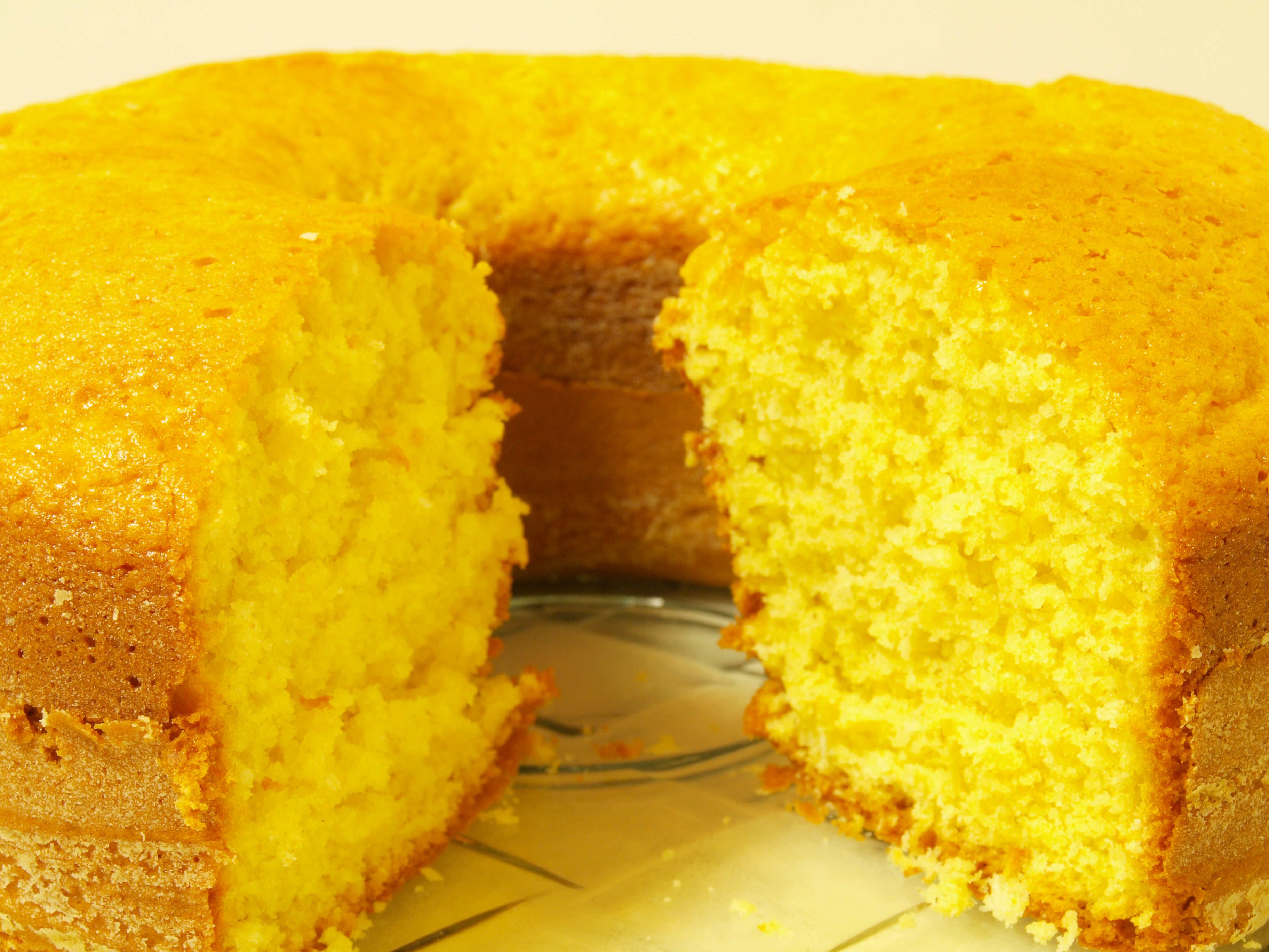 Receita de bolo de fubá sem lactose