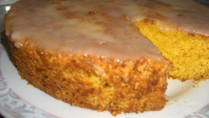 Receita de bolo de laranja com casca