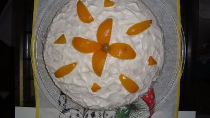 Receita de bolo de pêssego