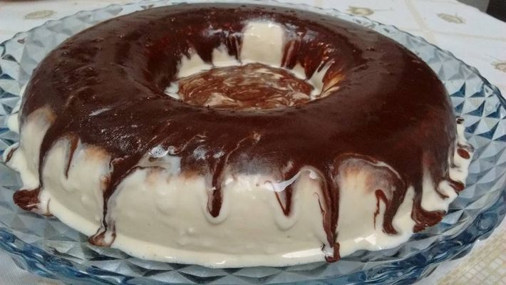 Receita de bolo de sorvete de chocolate