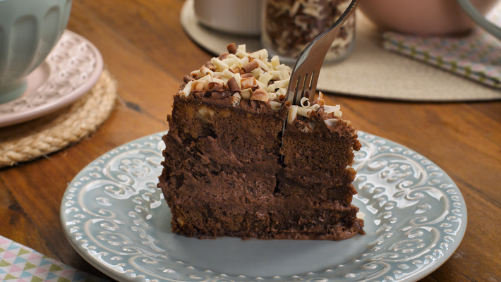 Receita de bolo mousse de nutella