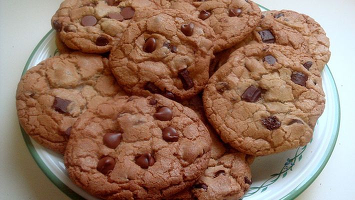 Receita de cookie de chocolate tradicional