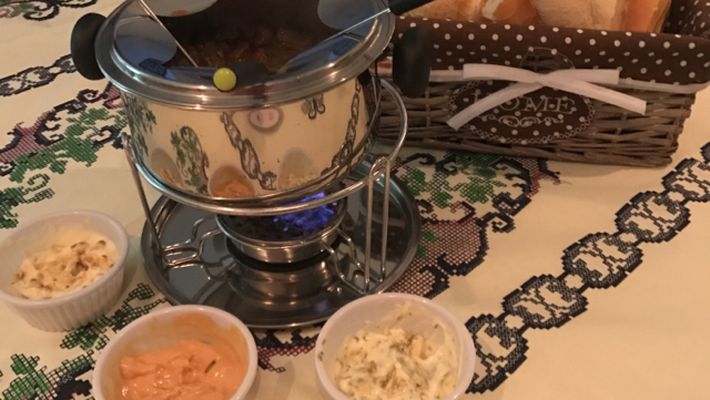 Receita de fondue de carne saudável