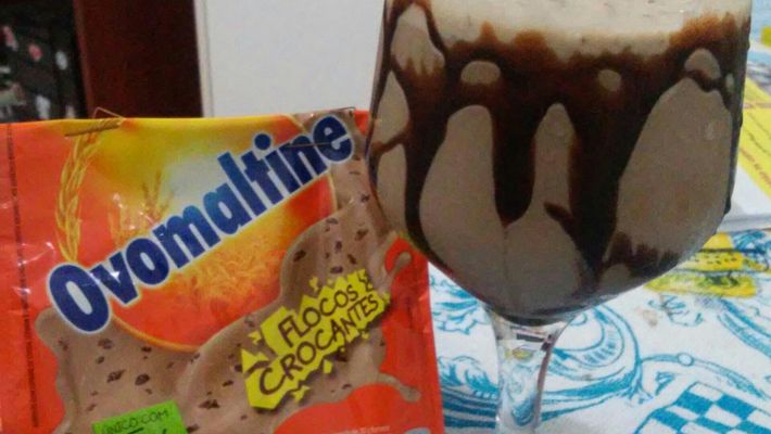 Receita de milk shake de ovomaltine