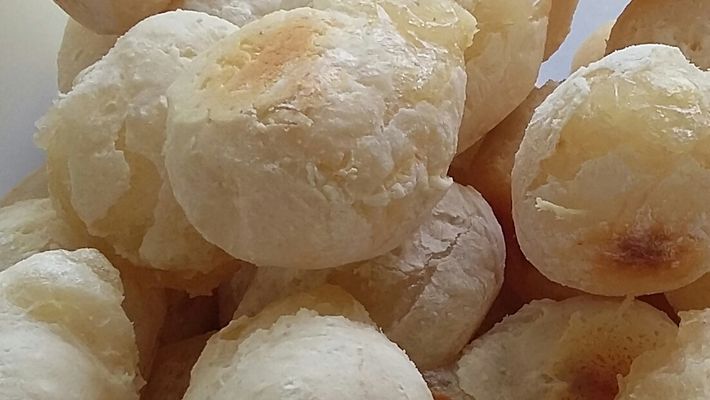 Receita de pão de queijo sem queijo, sem ovo e sem lactose