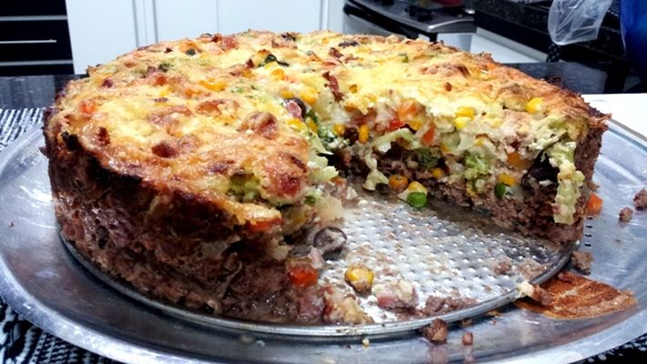 Receita de quiche de carne