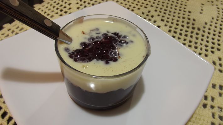 Receita de sagu de vinho com creme