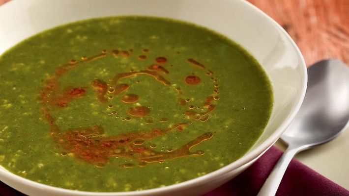 Receita de sopa de agrião com azeite de tomate seco