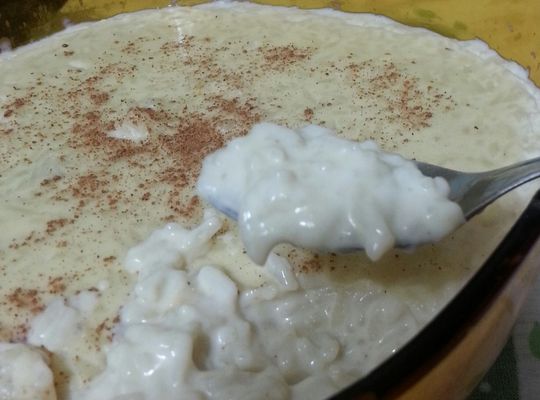 Receita de arroz doce cremoso