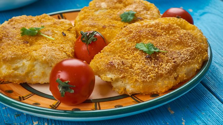 Receita de batata à milanesa