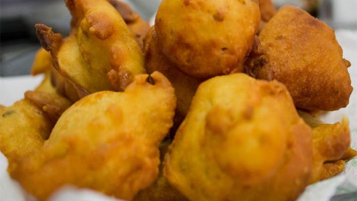 Receita de bolinho de chuva salgado