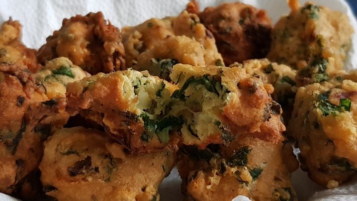 Receita de bolinho de espinafre