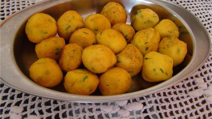 Receita de bolinho de mandioquinha