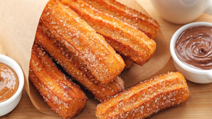 Receita de churros caseiros