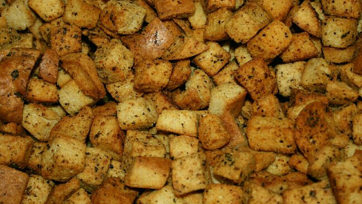 Receita de croutons