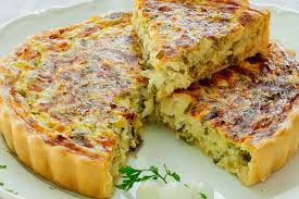 Receita de quiche de espinafre e mussarela