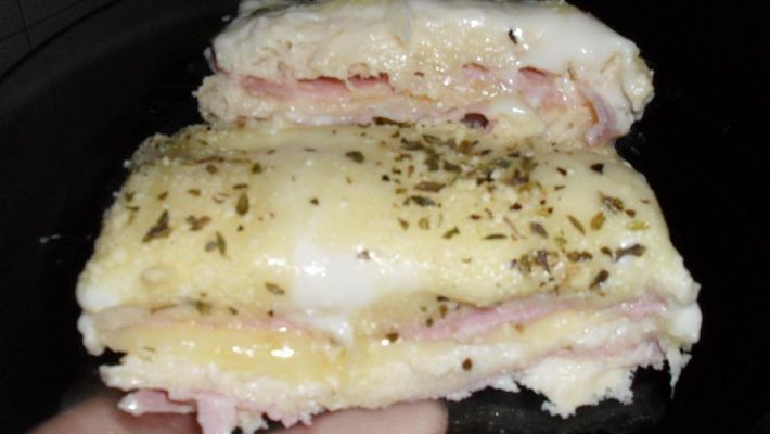 Receita de sanduíche gratinado