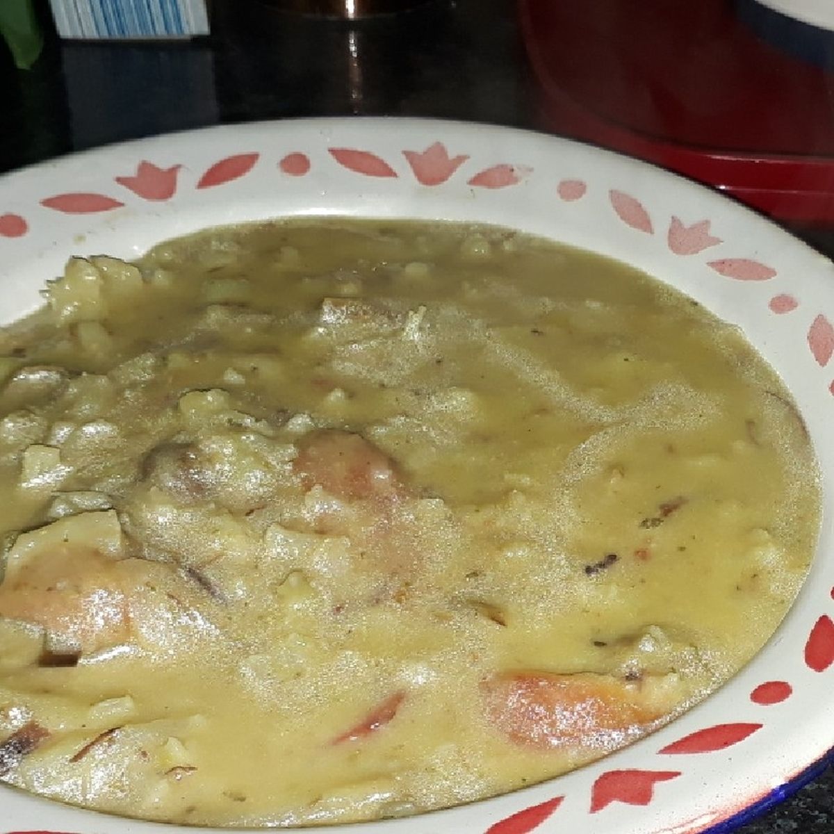 Receita de sopa de couve com costela desfiada