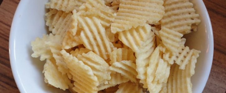 Batata ruffles caseiro