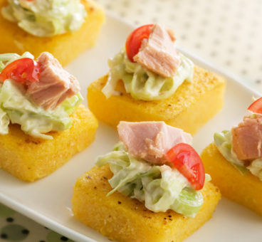 Canapé de polenta