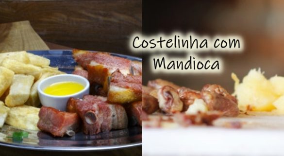 Como fazer costelinha de porco com mandioca