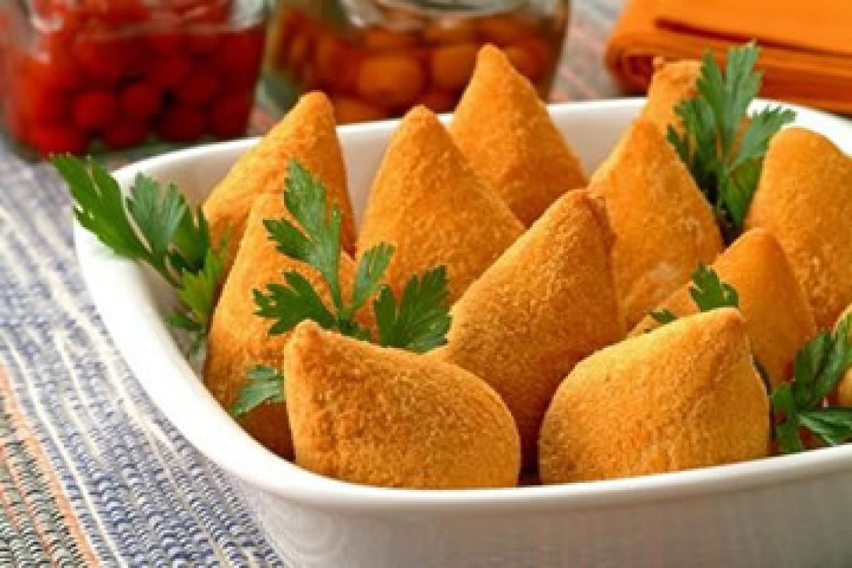 Coxinha de frango com catupiry