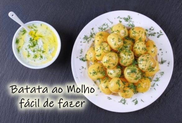 Receita de batata ao molho