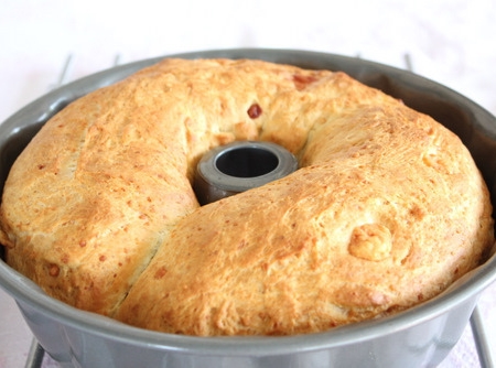 Receita de bolo de pão de queijo