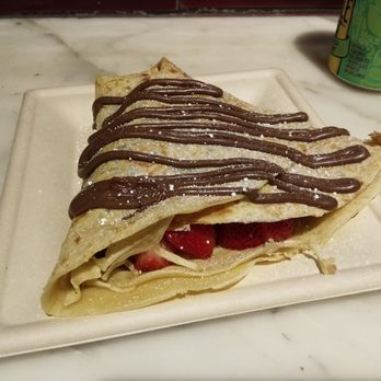 Receita de crepe de nutella fácil