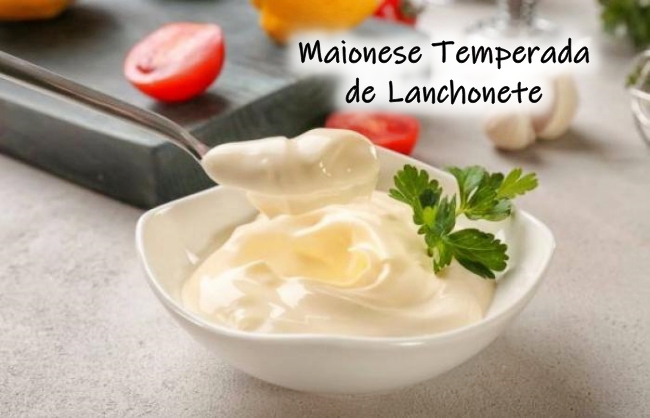 Receita de maionese temperada de lanchonete