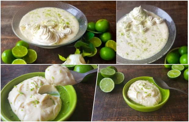 Receita de mousse de limão com leite em pó