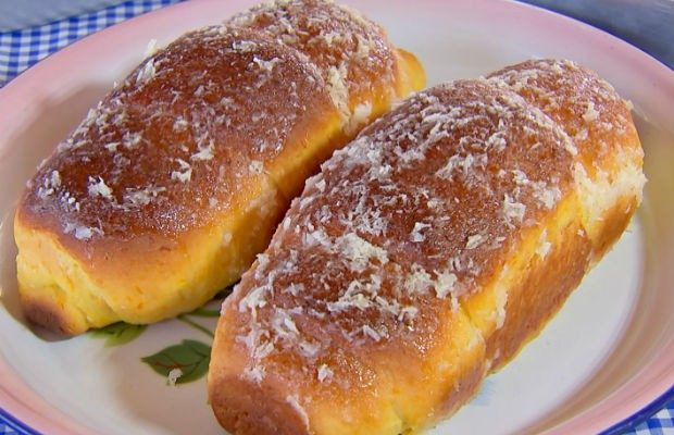 Receita de pão de abóbora e coco