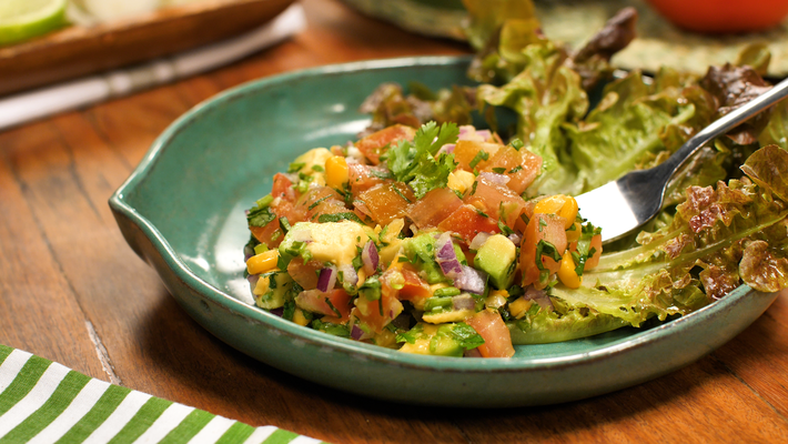 Receita de salada de abacates