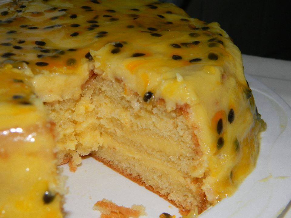 Receita de torta gelada de maracujá