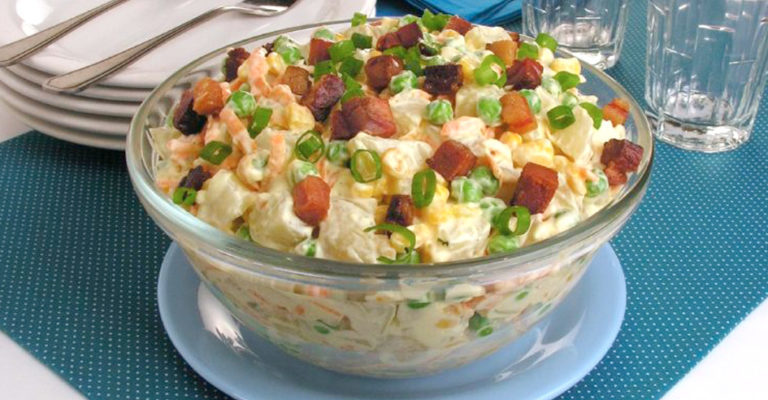 Salada de batata e bacon - saiba como fazer essa delícia