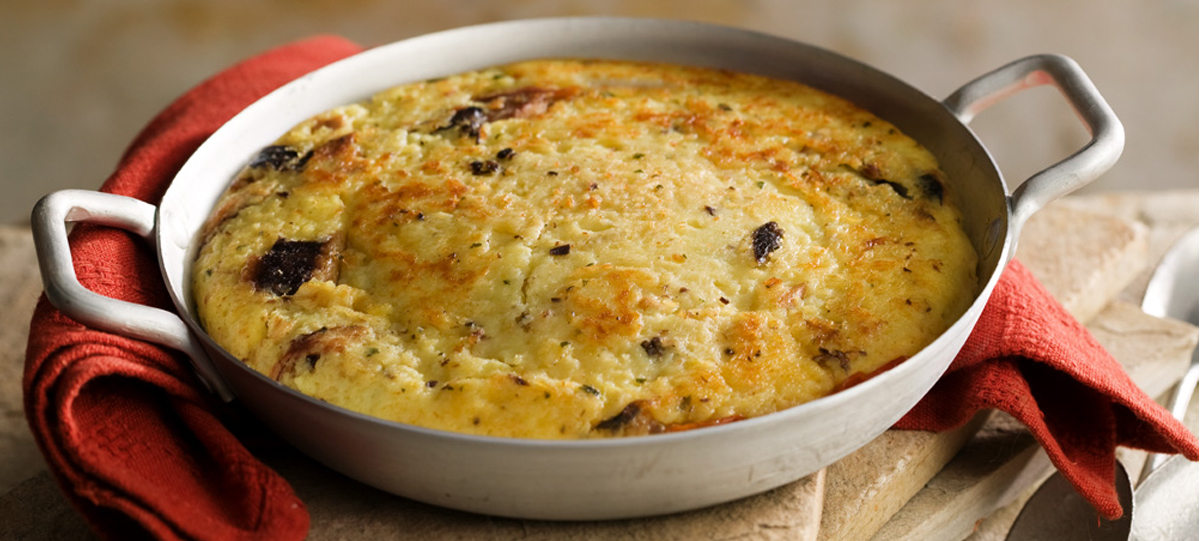 Torta de batata e sardinha