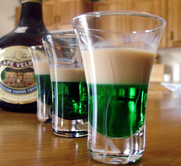 Verde menta com amarula