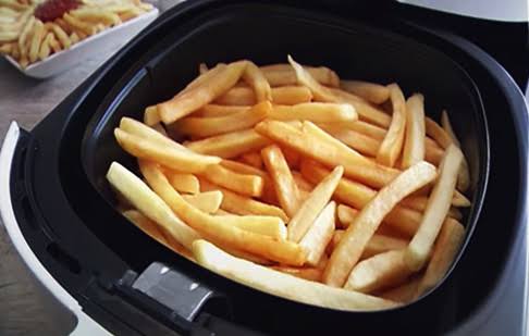 Batata frita no air fryer