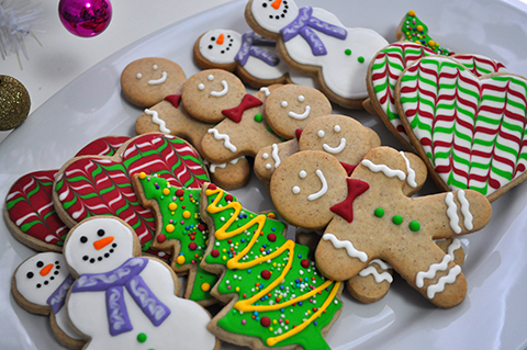 Biscoitos decorados