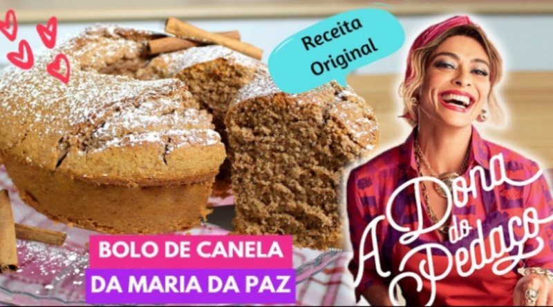 Bolo de canela da maria da paz