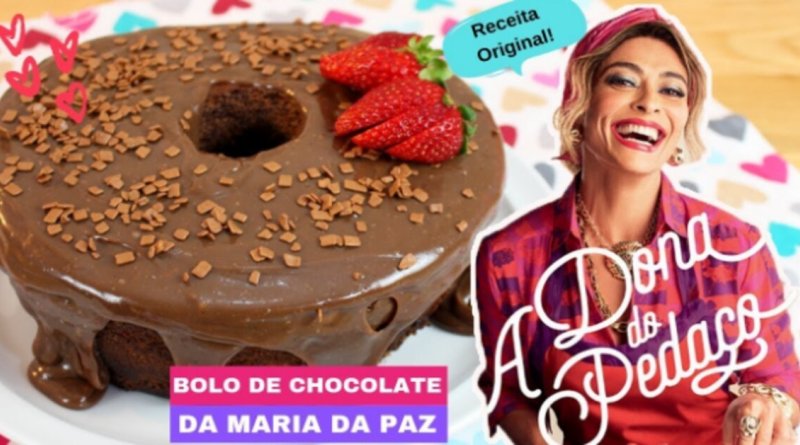 Bolo de chocolate da maria da paz