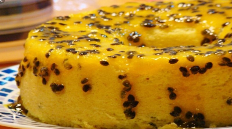 Bolo de maracujá