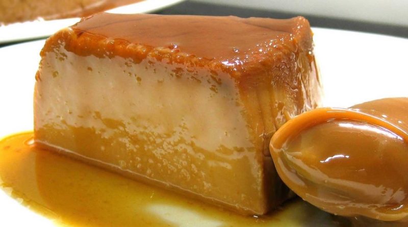 Flan de doce de leite